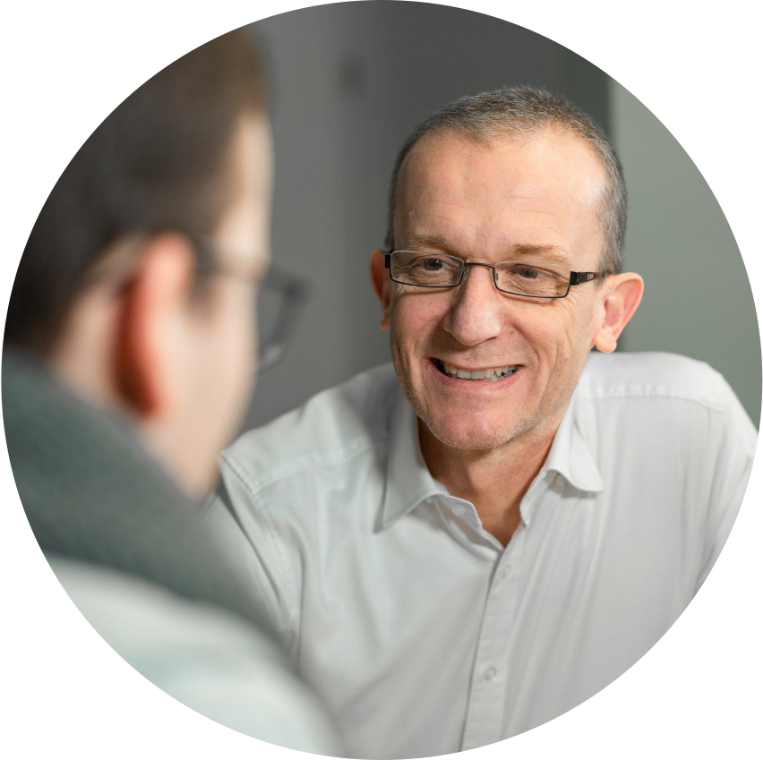 Dr. Oechler im Gespräch